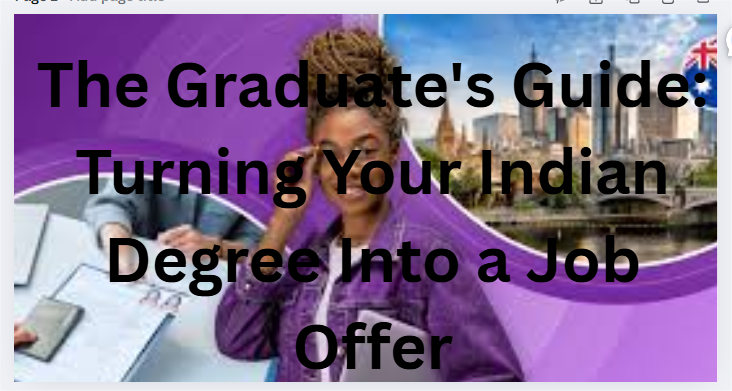 The Graduate's Guide: Turning Your Indian Degree Into a Job Offer
